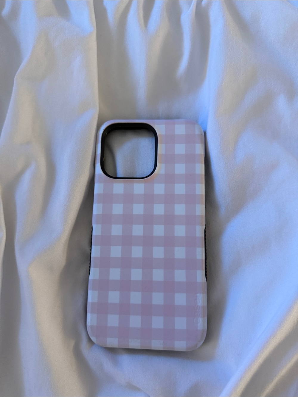 Pink Gingham Casely iPhone 15 Pro Max Case